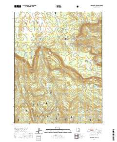 Deer Creek Lake 2020 topographic map thumbnail