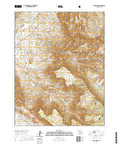 Fisher Towers 2020 topographic map thumbnail