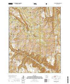 Flagstaff Peak 2020 topographic map thumbnail
