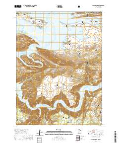 Flaming Gorge 2020 topographic map thumbnail