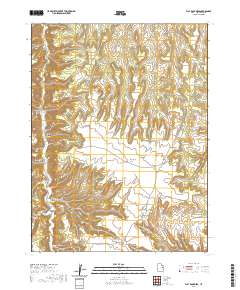 Flat Rock Mesa 2020 topographic map thumbnail