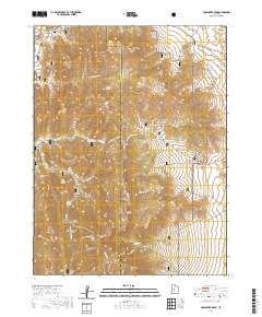 Fool Creek Peak 2020 topographic map thumbnail