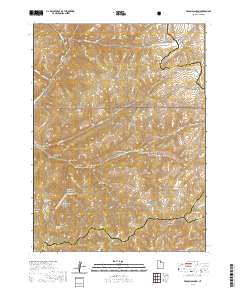 Francis Canyon 2020 topographic map thumbnail