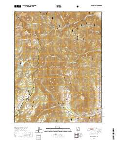 Delano Peak 2020 topographic map thumbnail
