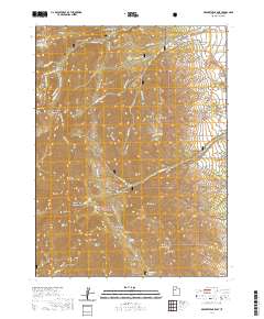 Deseret Peak East 2020 topographic map thumbnail