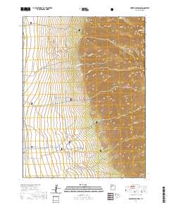 Deseret Peak West 2020 topographic map thumbnail