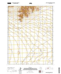 Desert Mountain Reservoir 2020 topographic map thumbnail