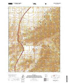 Dog Valley Peak 2020 topographic map thumbnail