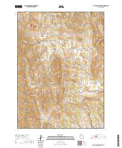 Dry Canyon Mountain 2020 topographic map thumbnail