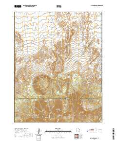 Dry Lakes Peak 2020 topographic map thumbnail