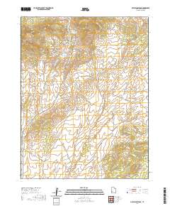 Dry Willow Peak 2020 topographic map thumbnail