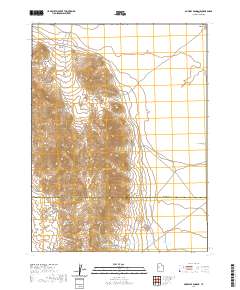Dugway Range NE 2020 topographic map thumbnail