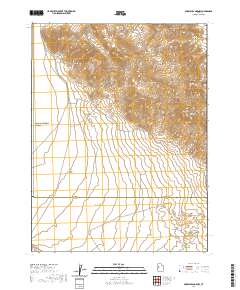 Dugway Range NW 2020 topographic map thumbnail