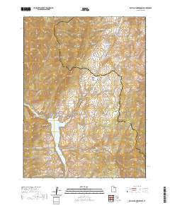 East Canyon Reservoir 2020 topographic map thumbnail