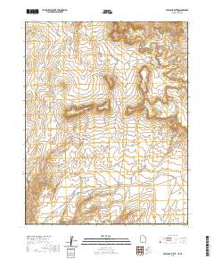 Elephant Butte 2020 topographic map thumbnail