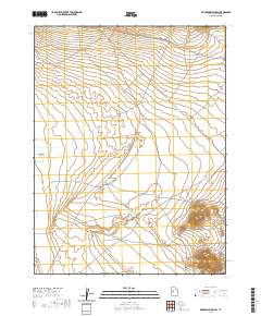 Erickson Wash SW 2020 topographic map thumbnail