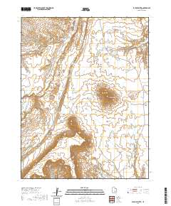 Factory Butte 2020 topographic map thumbnail