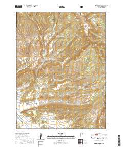 Farm Creek Peak 2020 topographic map thumbnail