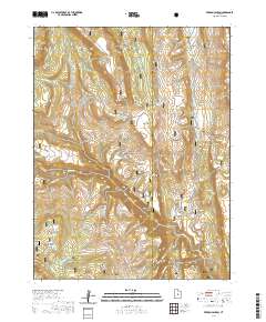 Ferron Canyon 2020 topographic map thumbnail