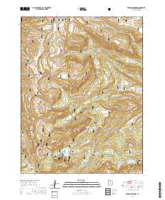 Ferron Reservoir 2020 topographic map thumbnail