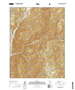 Granger Mountain 2020 topographic map thumbnail
