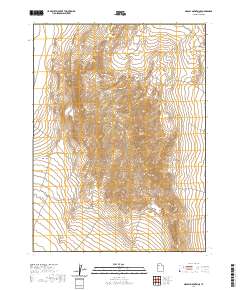 Grassy Mountains 2020 topographic map thumbnail