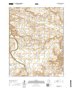 Green River SE 2020 topographic map thumbnail