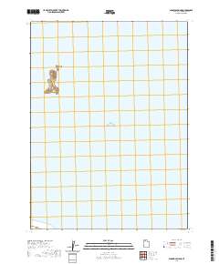 Gunnison Island 2020 topographic map thumbnail