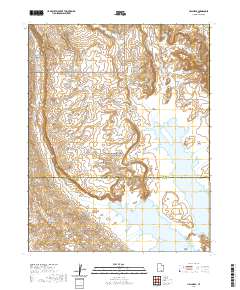 Hall Mesa 2020 topographic map thumbnail