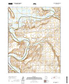 Halls Crossing 2020 topographic map thumbnail