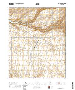 Halls Crossing NE 2020 topographic map thumbnail