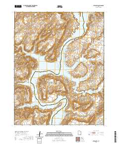 Hite South 2020 topographic map thumbnail
