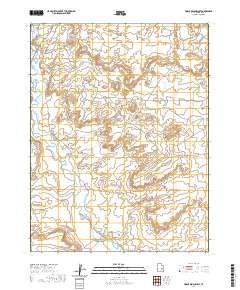 Horse Bench West 2020 topographic map thumbnail