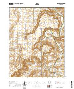 Horsethief Canyon 2020 topographic map thumbnail