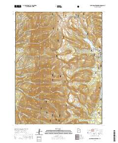 Huntington Reservoir 2020 topographic map thumbnail