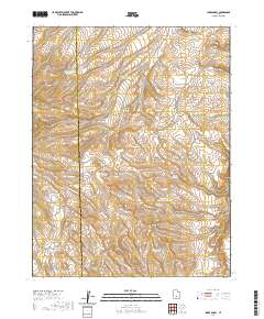 Jakes Knoll 2020 topographic map thumbnail