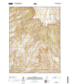 Jensen Ridge 2020 topographic map thumbnail