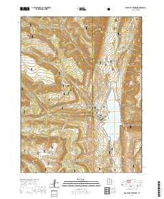 Joes Valley Reservoir 2020 topographic map thumbnail