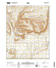 Johnson Lakes 2020 topographic map thumbnail