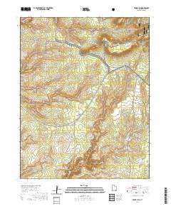 Kane Gulch 2020 topographic map thumbnail