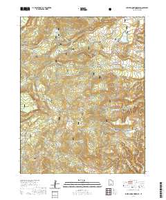 Lower Bowns Reservoir 2020 topographic map thumbnail