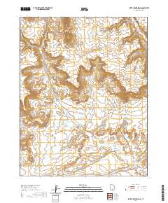 Lower Coyote Spring 2020 topographic map thumbnail