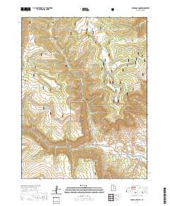 Mahogany Point 2020 topographic map thumbnail