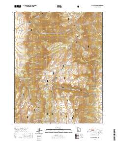 Malmsten Peak 2020 topographic map thumbnail