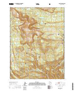 Marsh Peak 2020 topographic map thumbnail