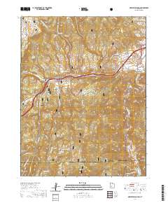 Marysvale Canyon 2020 topographic map thumbnail