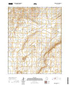 Mexican Hat SE 2020 topographic map thumbnail