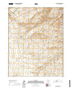 Mexican Hat SW 2020 topographic map thumbnail