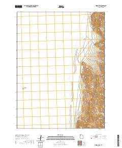 Miners Basin 2020 topographic map thumbnail