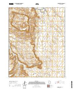Monitor Butte 2020 topographic map thumbnail